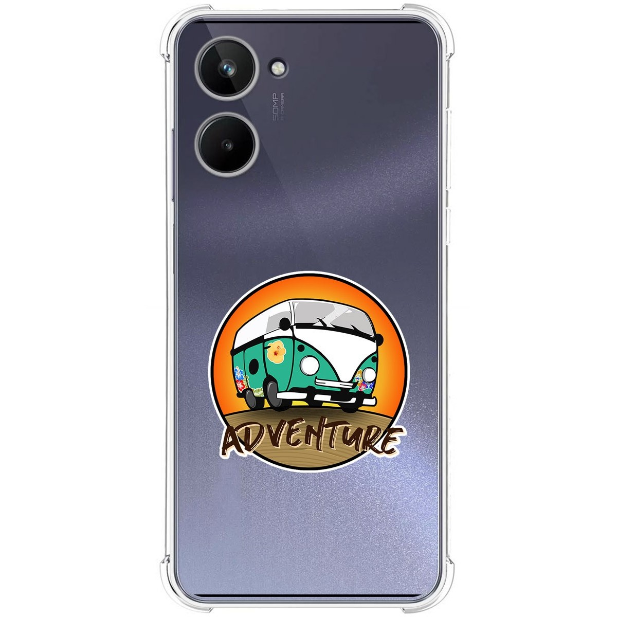 Funda Silicona Antigolpes para Realme 10 4G diseño Adventure Dibujos