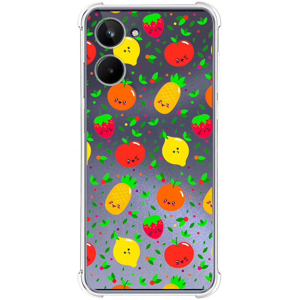 Funda Silicona Antigolpes para Realme 10 4G diseño Frutas 01 Dibujos