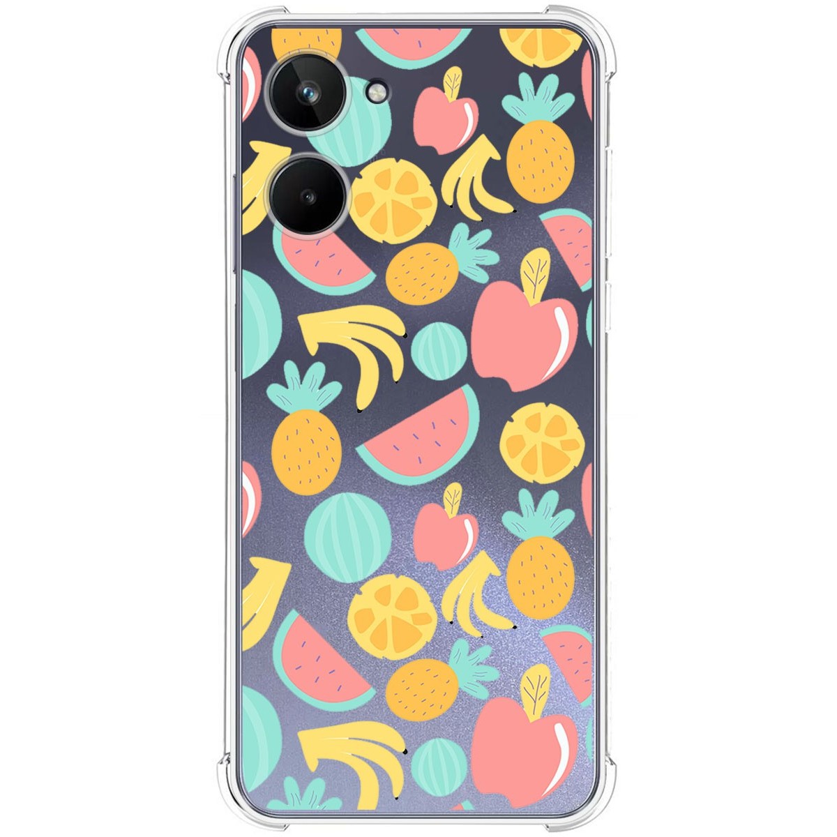 Funda Silicona Antigolpes para Realme 10 4G diseño Frutas 02 Dibujos