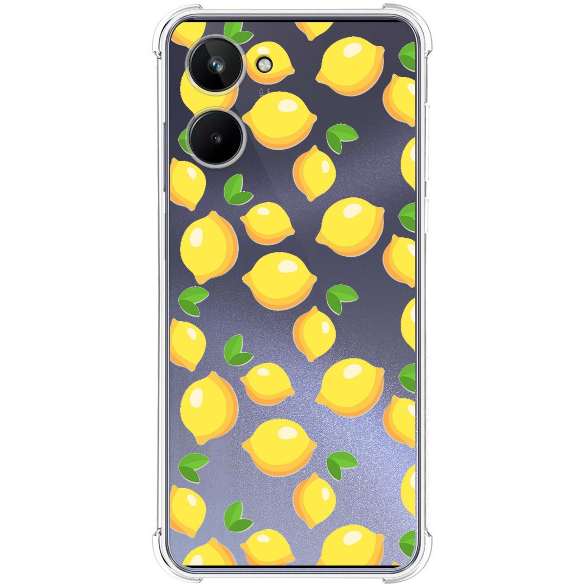 Funda Silicona Antigolpes para Realme 10 4G diseño Limones Dibujos