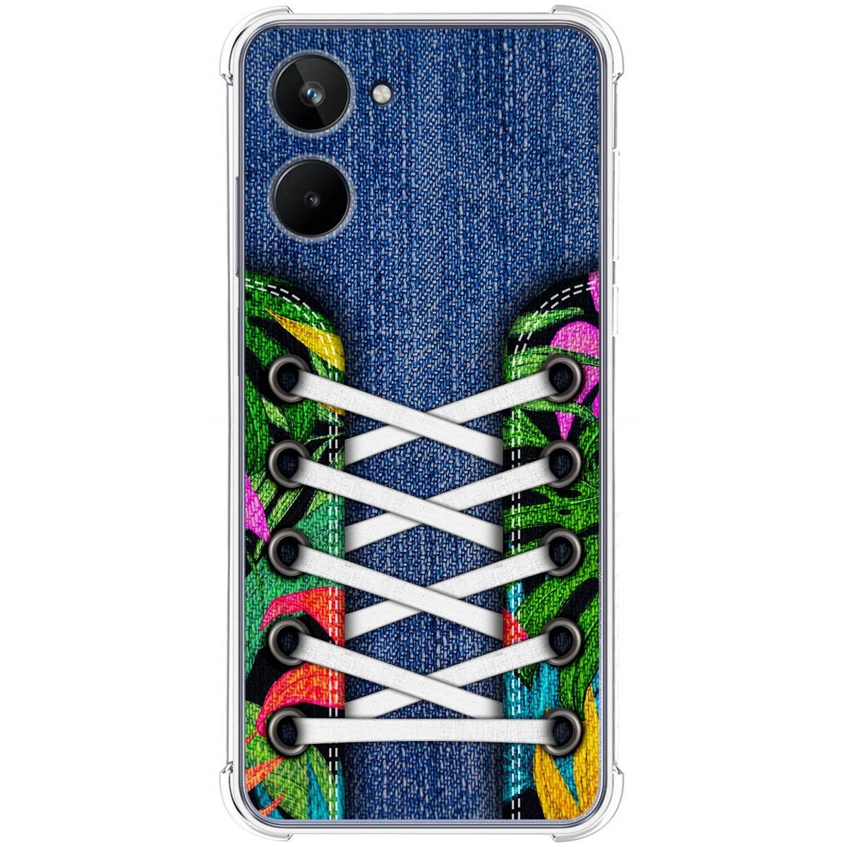 Funda Silicona Antigolpes para Realme 10 4G diseño Zapatillas 13 Dibujos