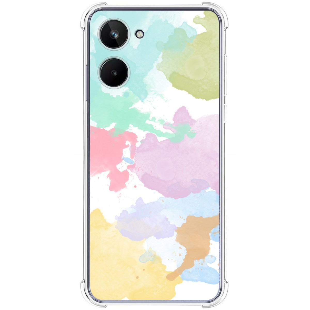 Funda Silicona Antigolpes para Realme 10 4G diseño Acuarela 11 Dibujos