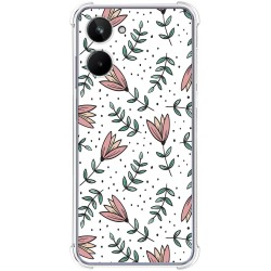 Funda Silicona Antigolpes para Realme 10 4G diseño Flores 01 Dibujos
