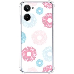 Funda Silicona Antigolpes para Realme 10 4G diseño Flores 06 Dibujos