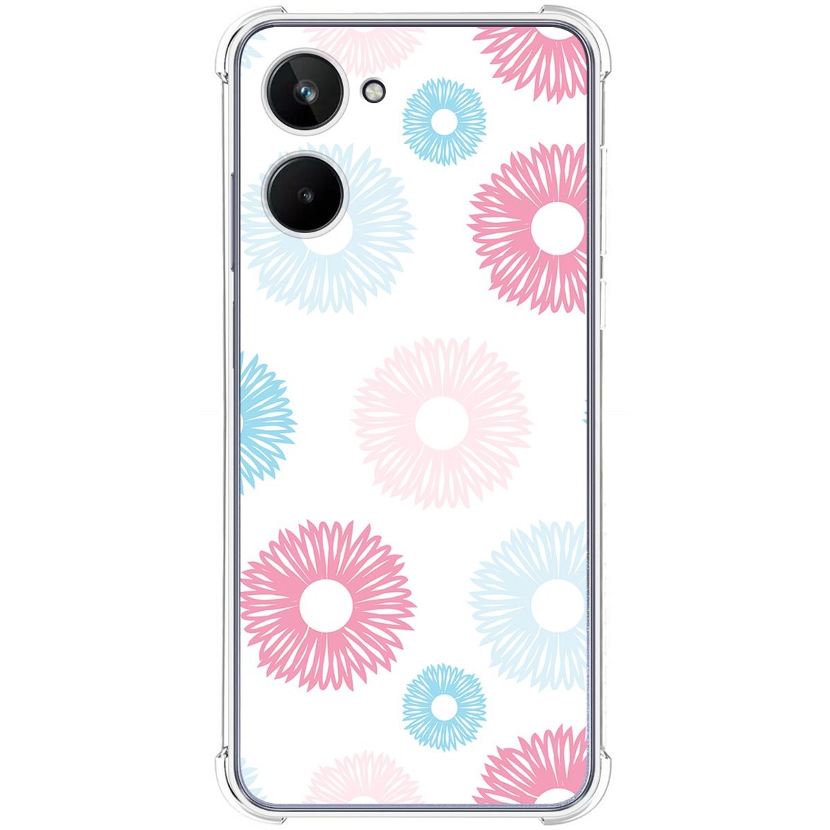 Funda Silicona Antigolpes para Realme 10 4G diseño Flores 06 Dibujos
