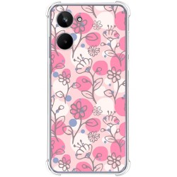 Funda Silicona Antigolpes para Realme 10 4G diseño Flores 07 Dibujos