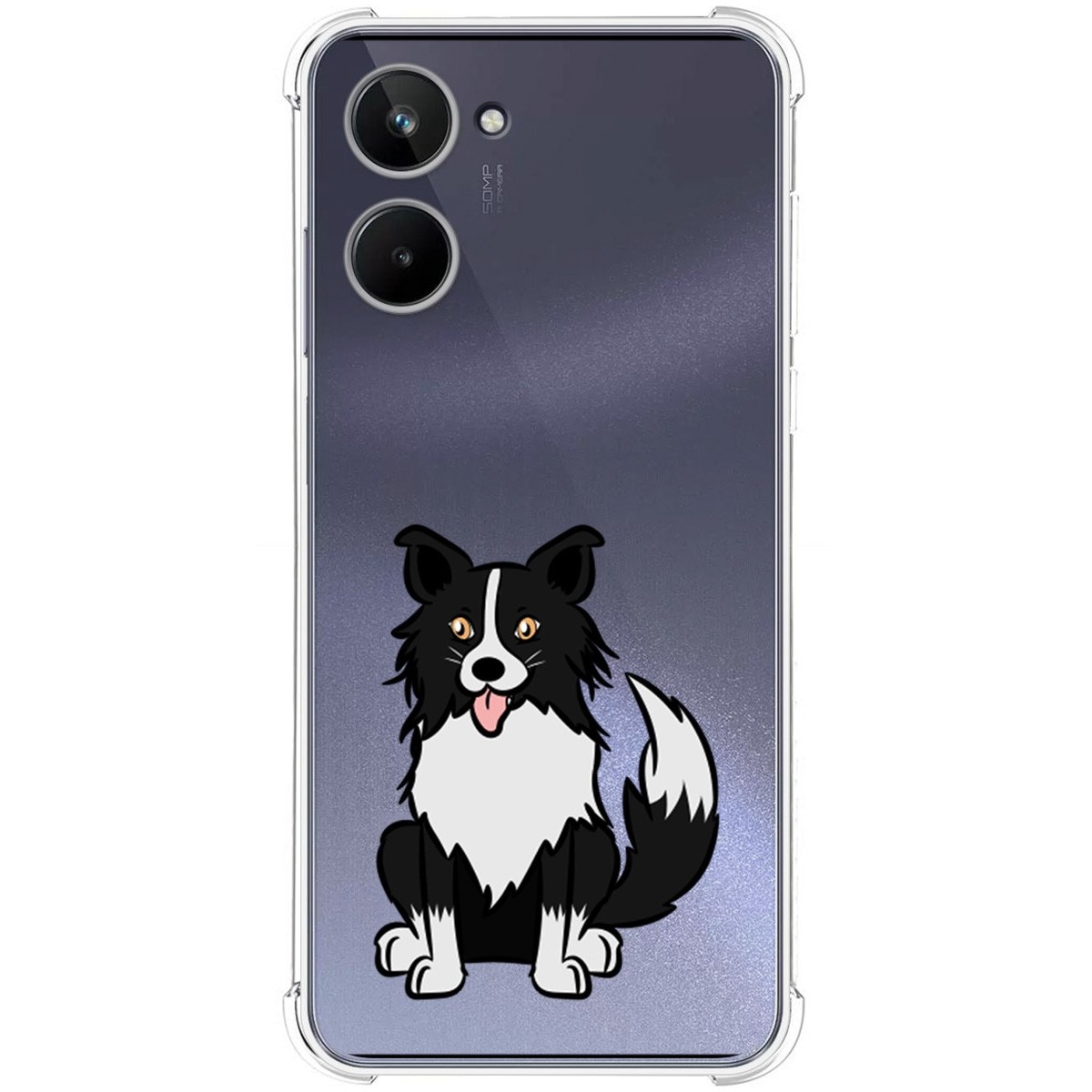 Funda Silicona Antigolpes para Realme 10 4G diseño Perros 01 Dibujos