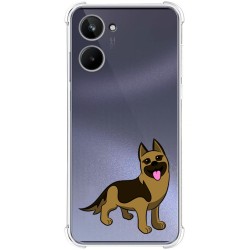 Funda Silicona Antigolpes para Realme 10 4G diseño Perros 03 Dibujos