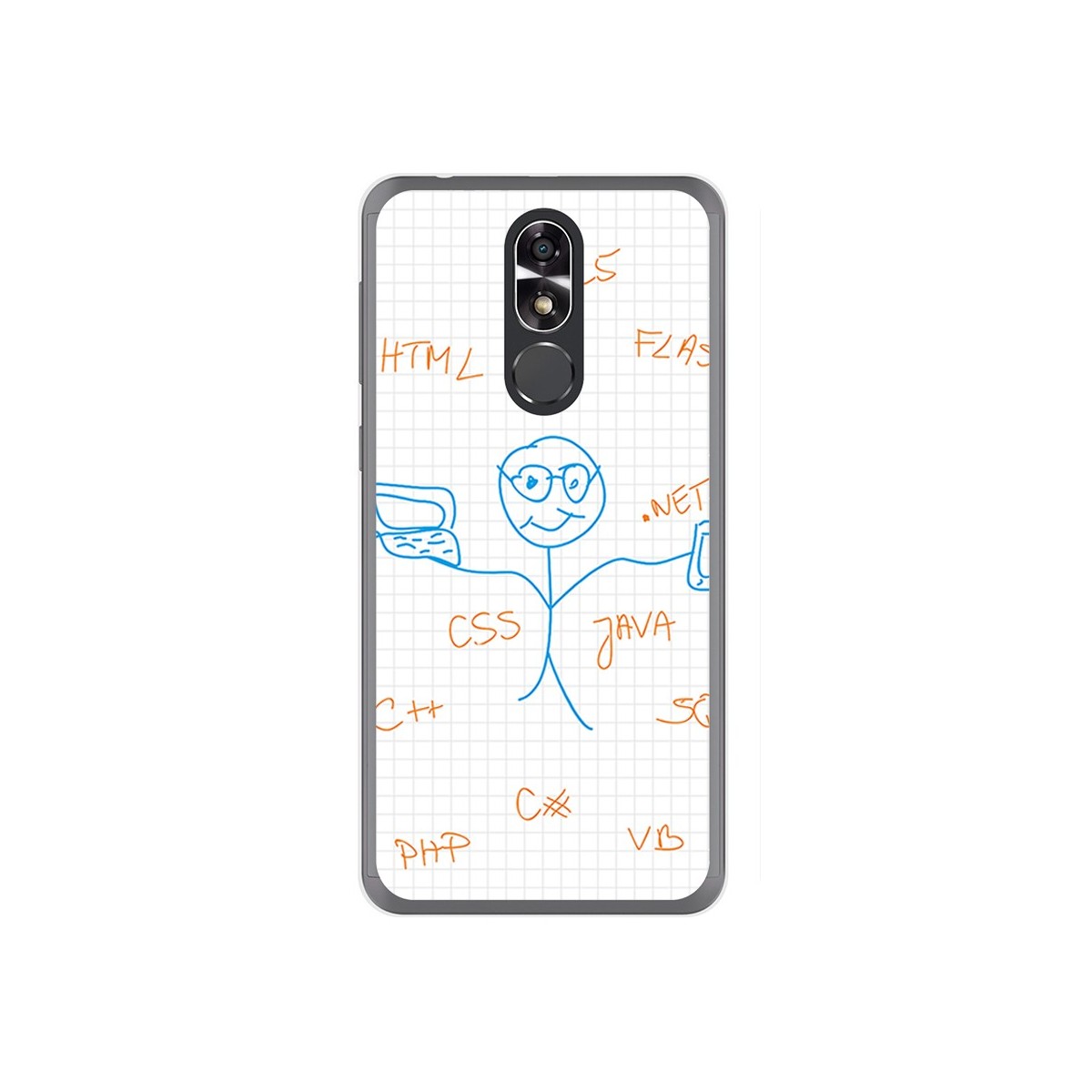 Funda Gel Tpu para Cubot R9 Diseño Informatico Dibujos