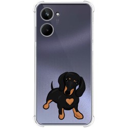 Funda Silicona Antigolpes para Realme 10 4G diseño Perros 04 Dibujos