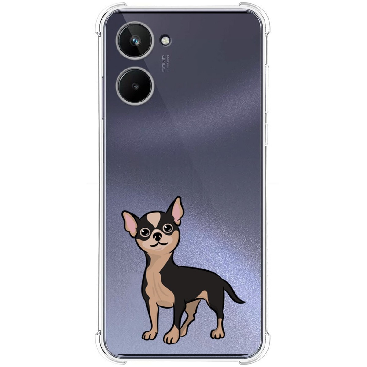 Funda Silicona Antigolpes para Realme 10 4G diseño Perros 05 Dibujos