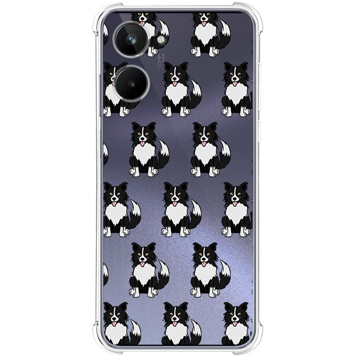 Funda Silicona Antigolpes para Realme 10 4G diseño Perros 07 Dibujos