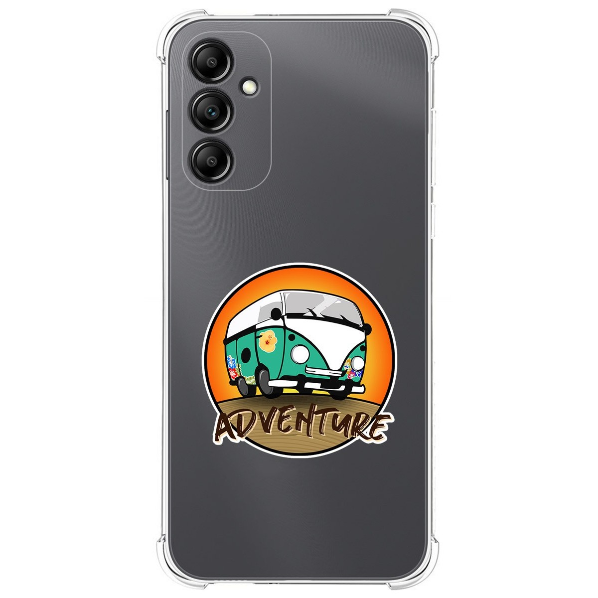 Funda Silicona Antigolpes para Samsung Galaxy A14 4G / 5G diseño Adventure Dibujos