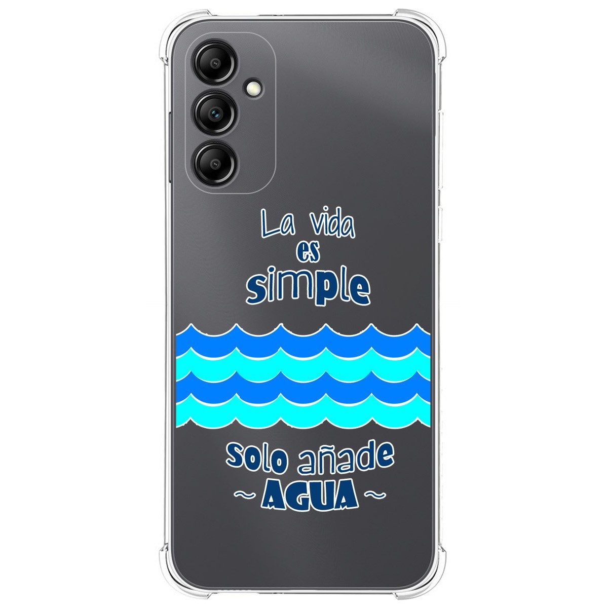 Funda Silicona Antigolpes para Samsung Galaxy A14 4G / 5G diseño Agua Dibujos