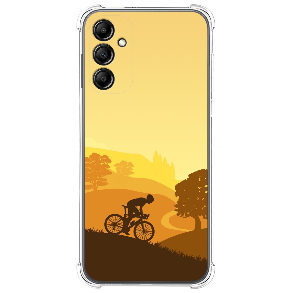 Funda Silicona Antigolpes para Samsung Galaxy A14 4G / 5G diseño Ciclista Dibujos