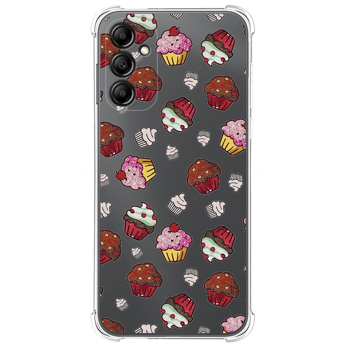 Funda Silicona Antigolpes para Samsung Galaxy A14 4G / 5G diseño Muffins Dibujos