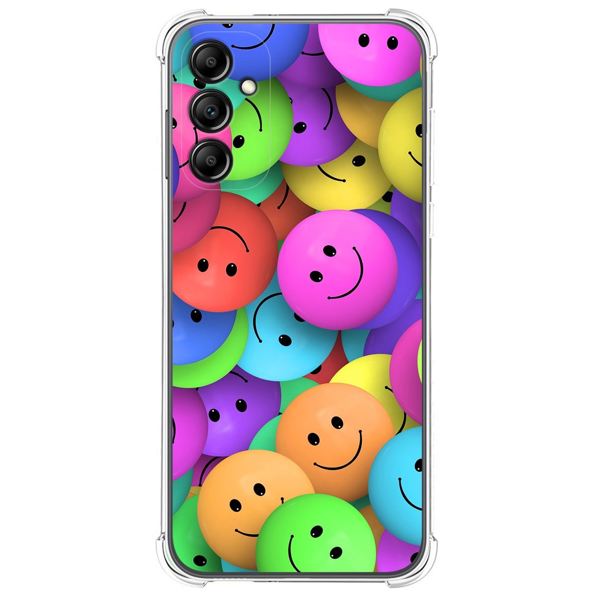 Funda Silicona Antigolpes para Samsung Galaxy A14 4G / 5G diseño Smile Dibujos