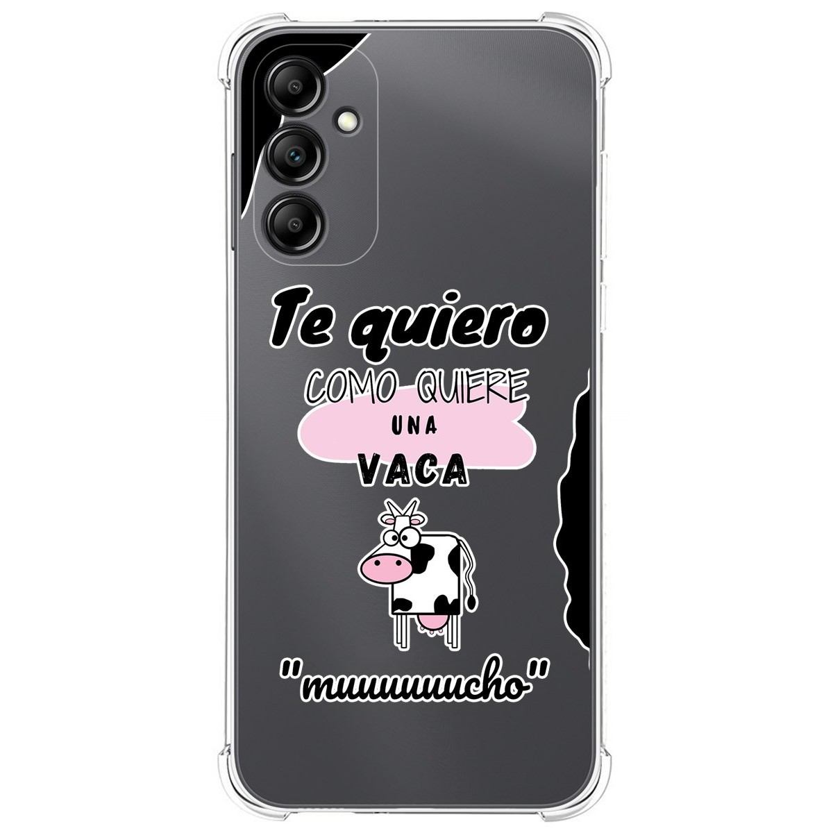 Funda Silicona Antigolpes para Samsung Galaxy A14 4G / 5G diseño Vaca Dibujos