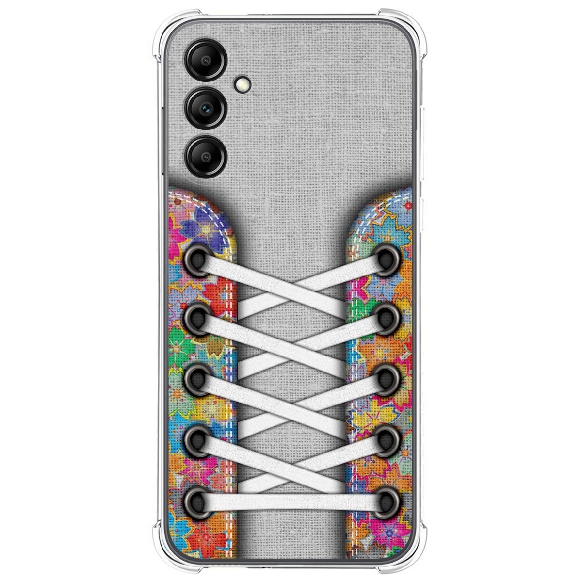 Funda Silicona Antigolpes para Samsung Galaxy A14 4G / 5G diseño Zapatillas 04 Dibujos