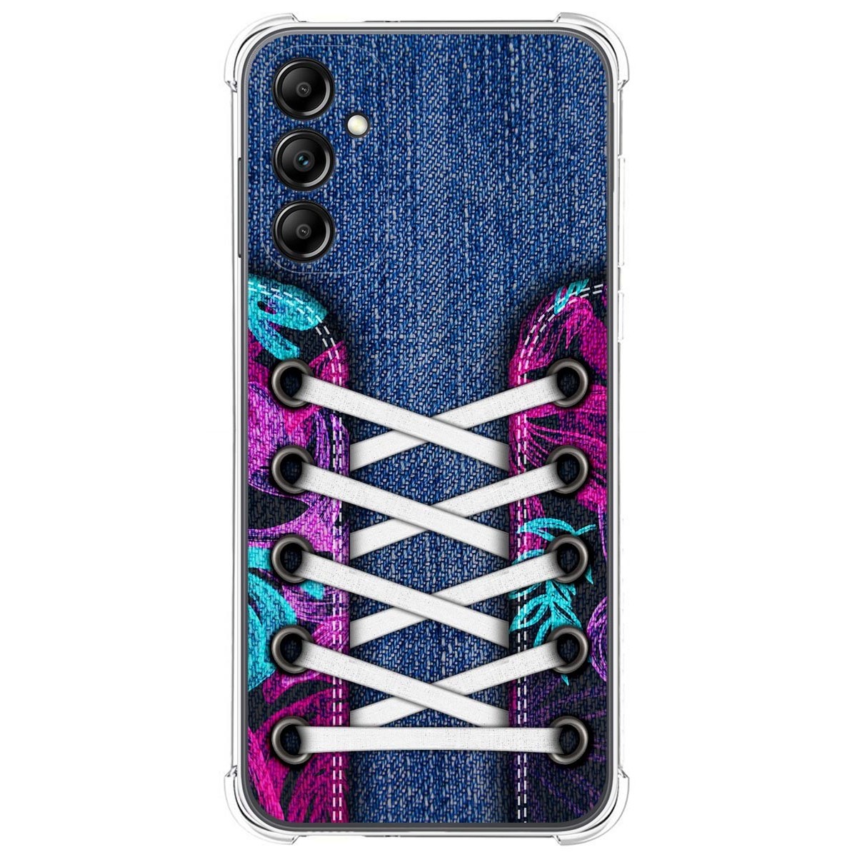 Funda Silicona Antigolpes para Samsung Galaxy A14 4G / 5G diseño Zapatillas 06 Dibujos