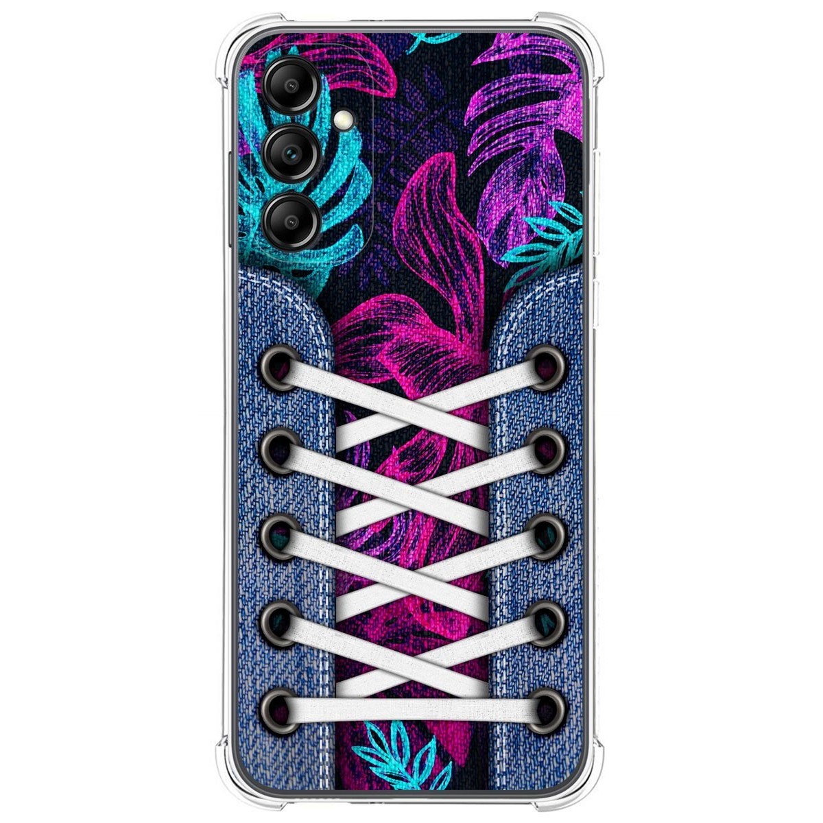 Funda Silicona Antigolpes para Samsung Galaxy A14 4G / 5G diseño Zapatillas 07 Dibujos