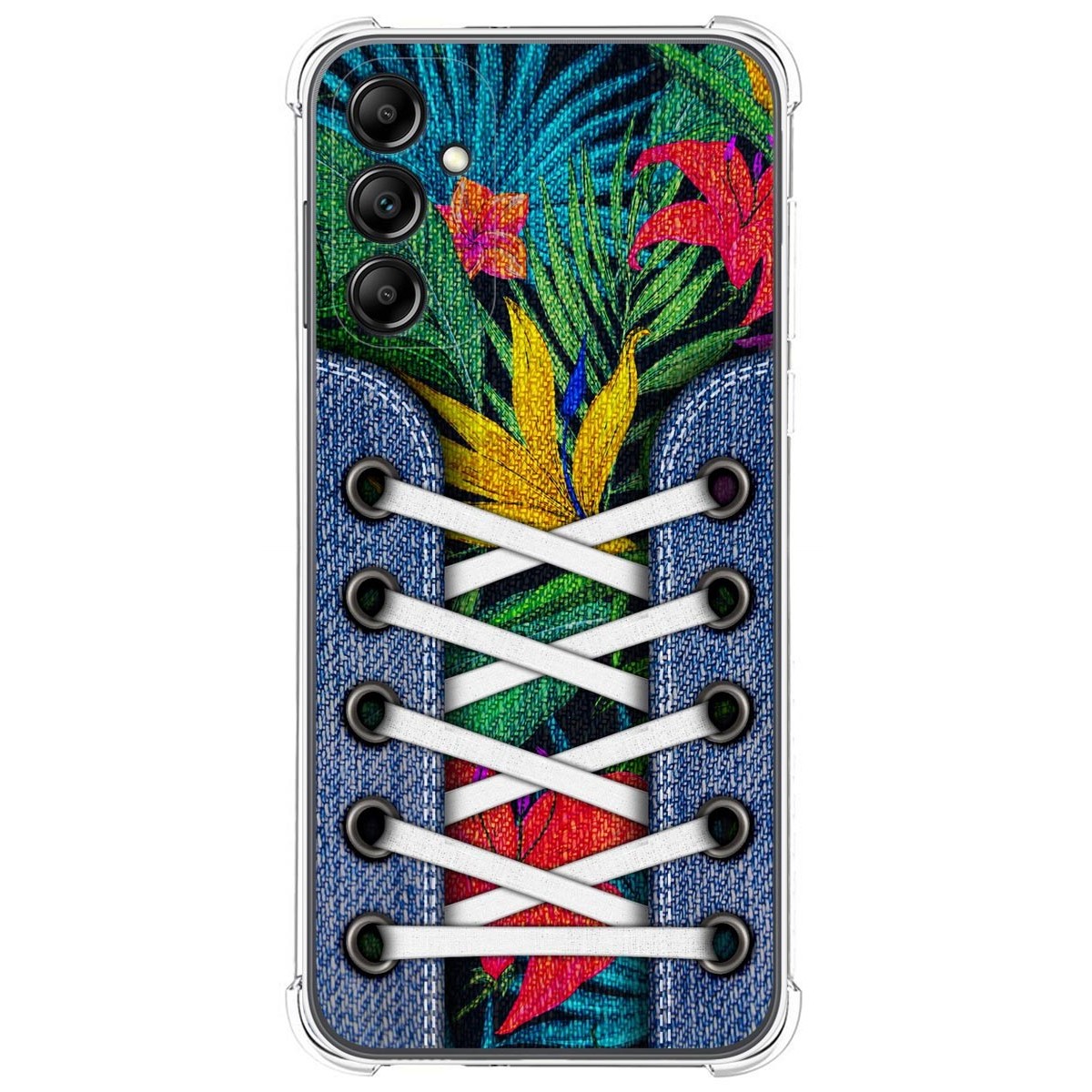 Funda Silicona Antigolpes para Samsung Galaxy A14 4G / 5G diseño Zapatillas 12 Dibujos
