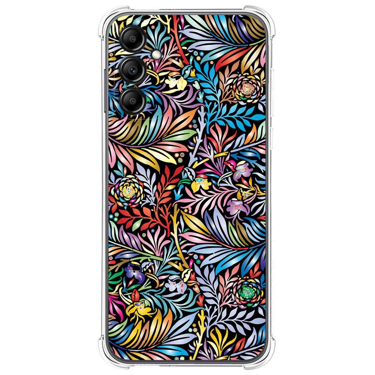 Funda Silicona Antigolpes para Samsung Galaxy A14 4G / 5G diseño Flores 04 Dibujos