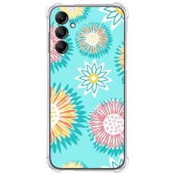 Funda Silicona Antigolpes para Samsung Galaxy A14 4G / 5G diseño Flores 05 Dibujos