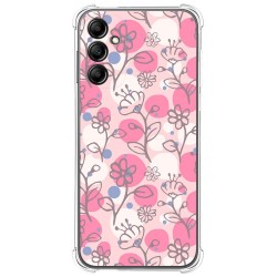 Funda Silicona Antigolpes para Samsung Galaxy A14 4G / 5G diseño Flores 07 Dibujos