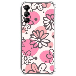 Funda Silicona Antigolpes para Samsung Galaxy A14 4G / 5G diseño Flores 09 Dibujos