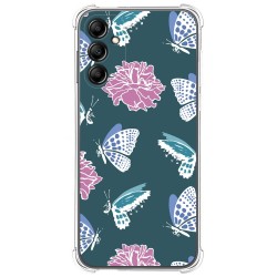 Funda Silicona Antigolpes para Samsung Galaxy A14 4G / 5G diseño Flores 10 Dibujos