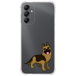 Funda Silicona Antigolpes para Samsung Galaxy A14 4G / 5G diseño Perros 03 Dibujos