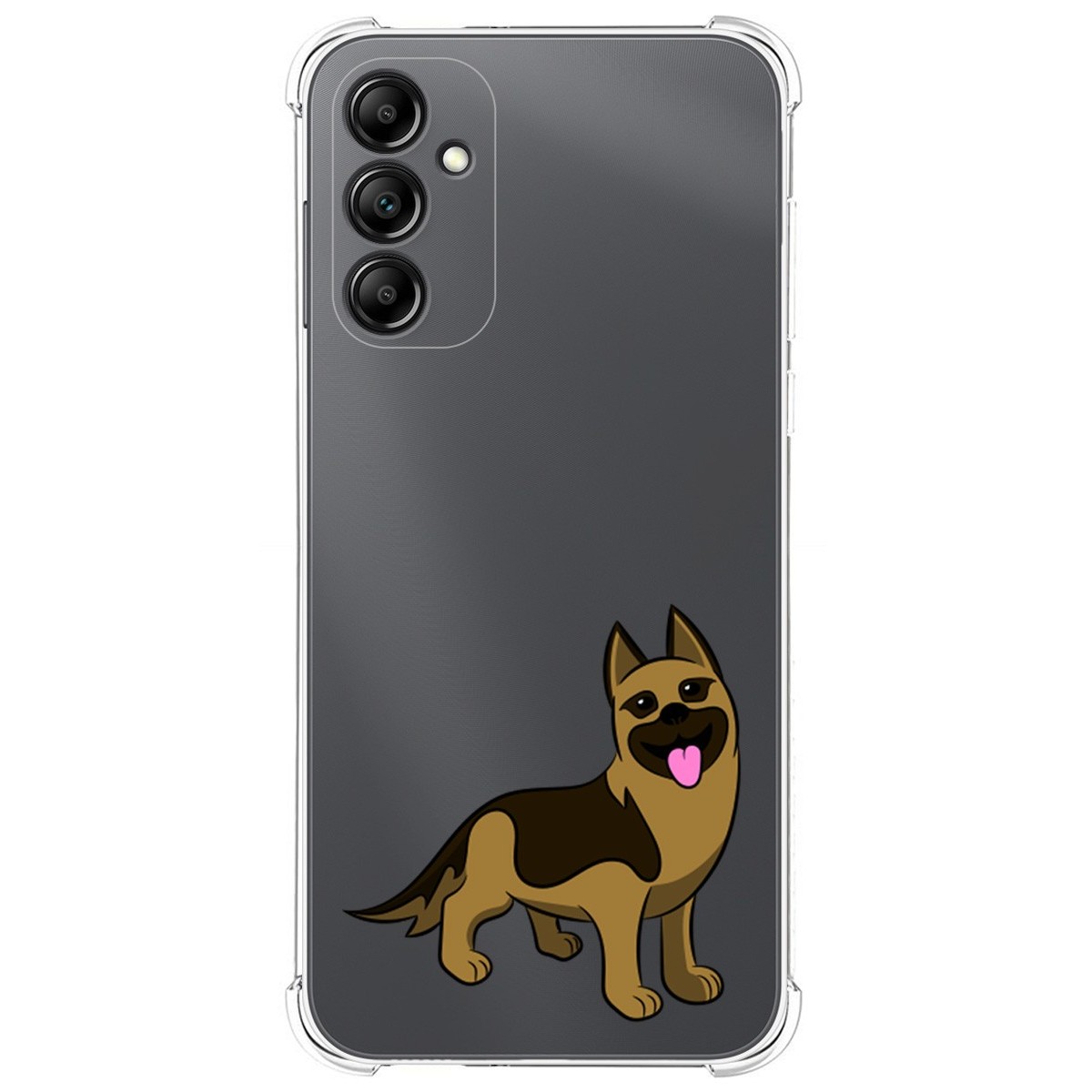 Funda Silicona Antigolpes para Samsung Galaxy A14 4G / 5G diseño Perros 03 Dibujos