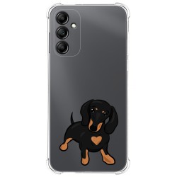 Funda Silicona Antigolpes para Samsung Galaxy A14 4G / 5G diseño Perros 04 Dibujos