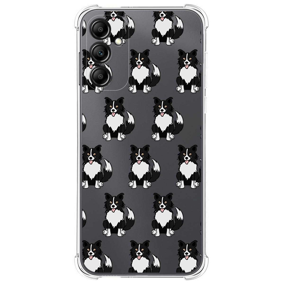 Funda Silicona Antigolpes para Samsung Galaxy A14 4G / 5G diseño Perros 07 Dibujos
