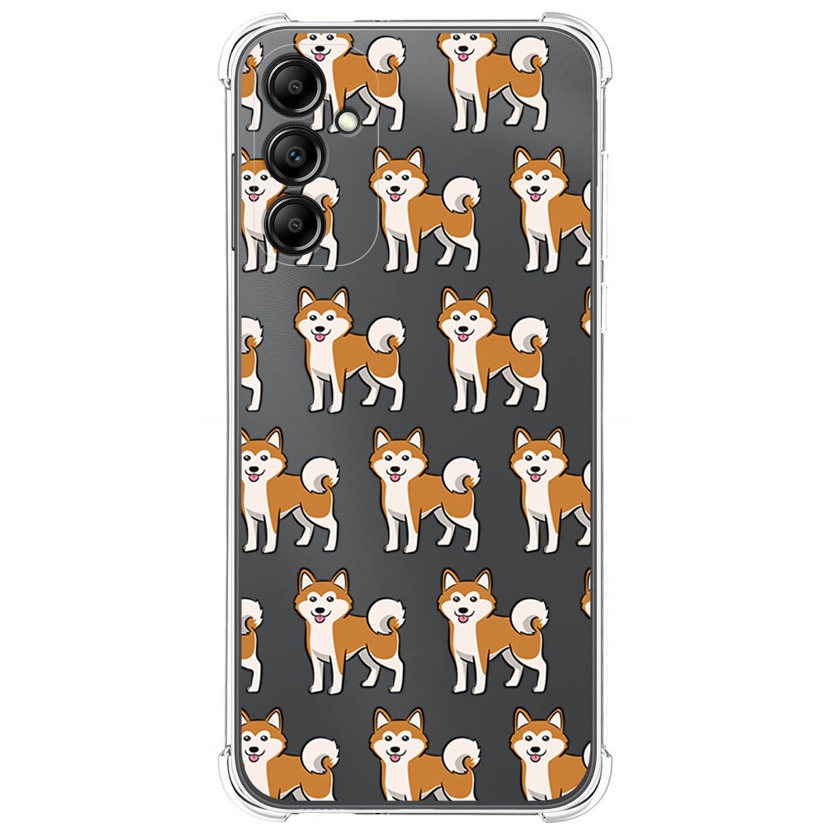 Funda Silicona Antigolpes para Samsung Galaxy A14 4G / 5G diseño Perros 08 Dibujos