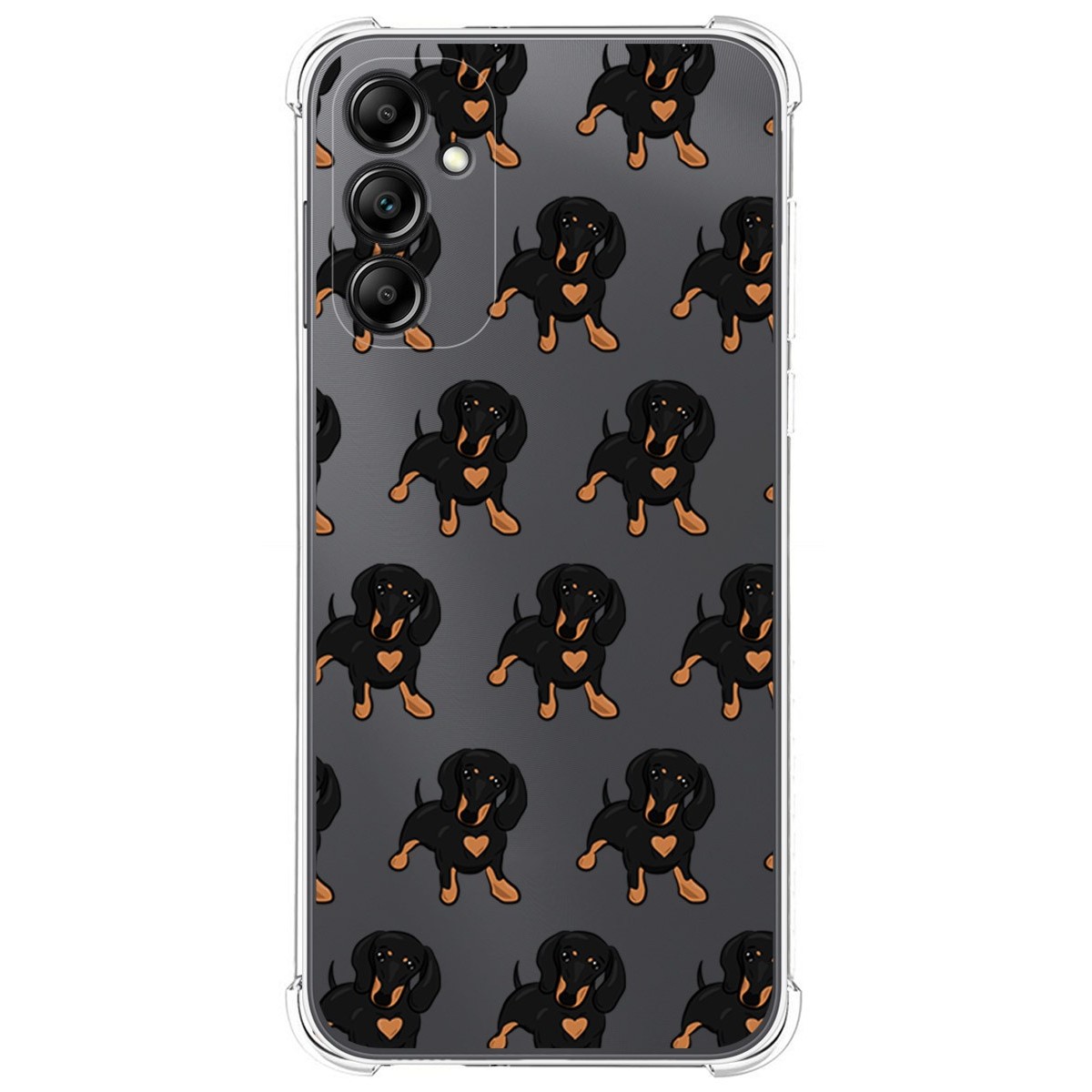 Funda Silicona Antigolpes para Samsung Galaxy A14 4G / 5G diseño Perros 10 Dibujos