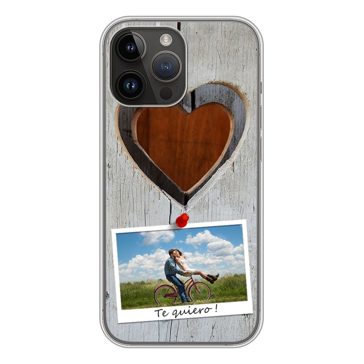 Funda Silicona diseño San Valentin 01 con foto personalizada