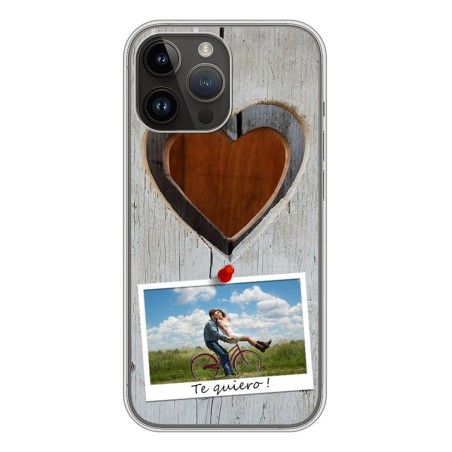 Funda Silicona diseño San Valentin 01 con foto personalizada