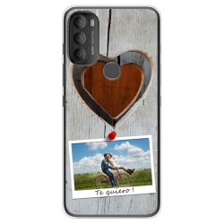 Funda Silicona diseño San Valentin 01 con foto personalizada 2