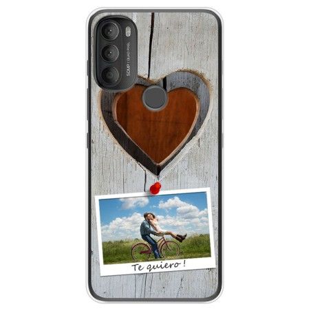 Funda Silicona diseño San Valentin 01 con foto personalizada