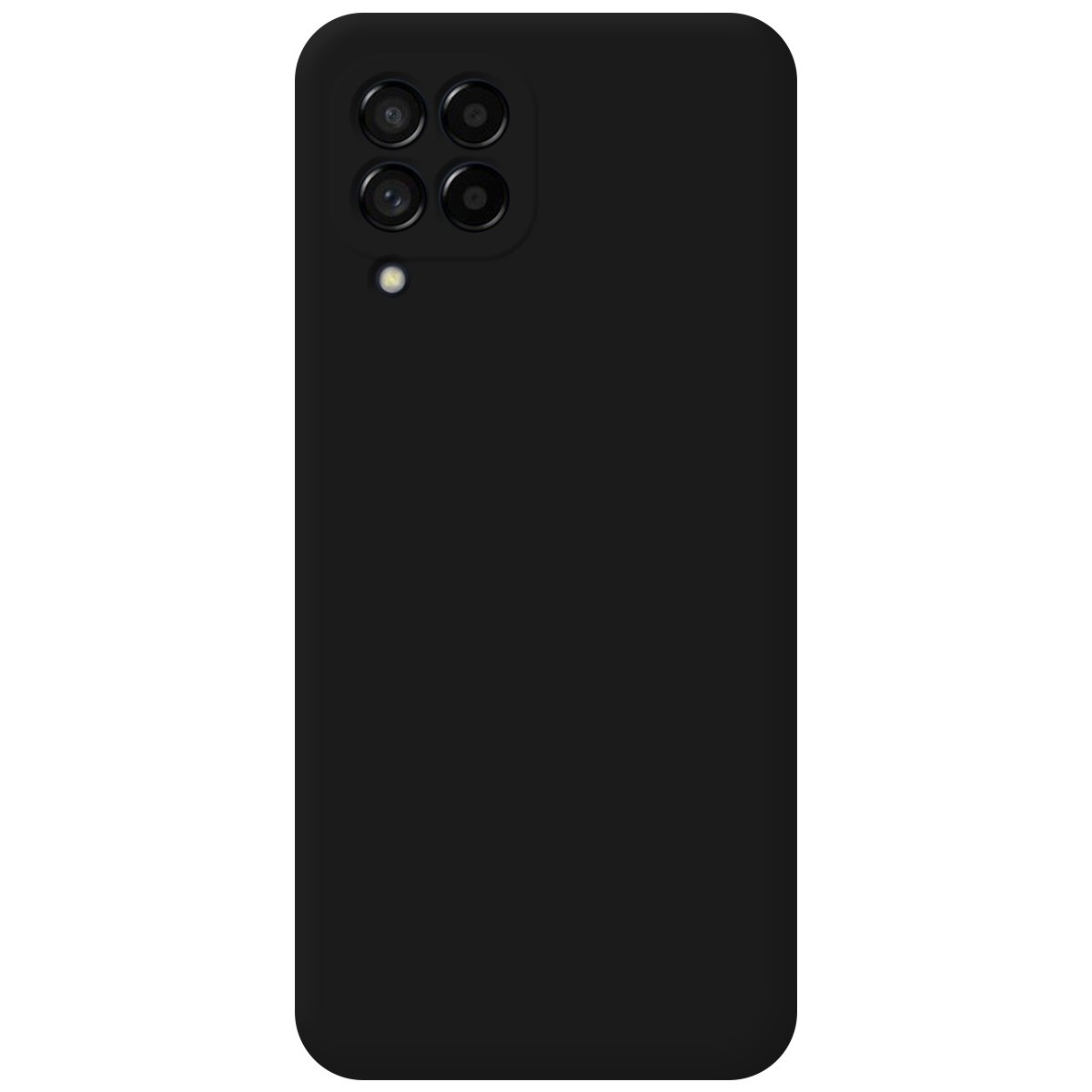 Funda Silicona Líquida Ultra Suave para Samsung Galaxy M33 5G color Negra