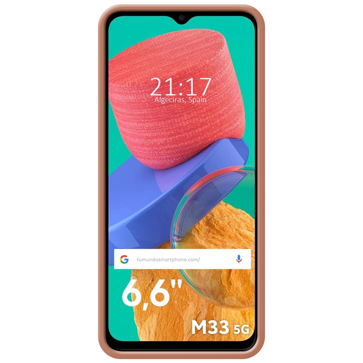 Funda Silicona Líquida Ultra Suave para Samsung Galaxy M33 5G color Rosa