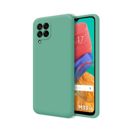 Funda Silicona Líquida Ultra Suave para Samsung Galaxy M33 5G color Verde