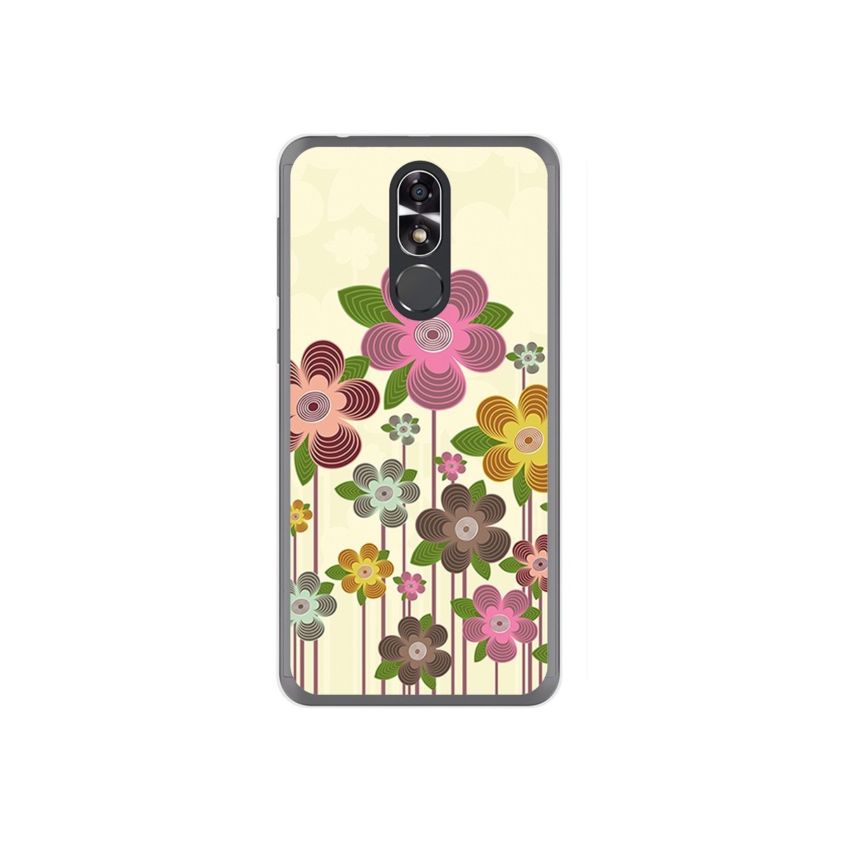 Funda Gel Tpu para Cubot R9 Diseño Primavera En Flor  Dibujos
