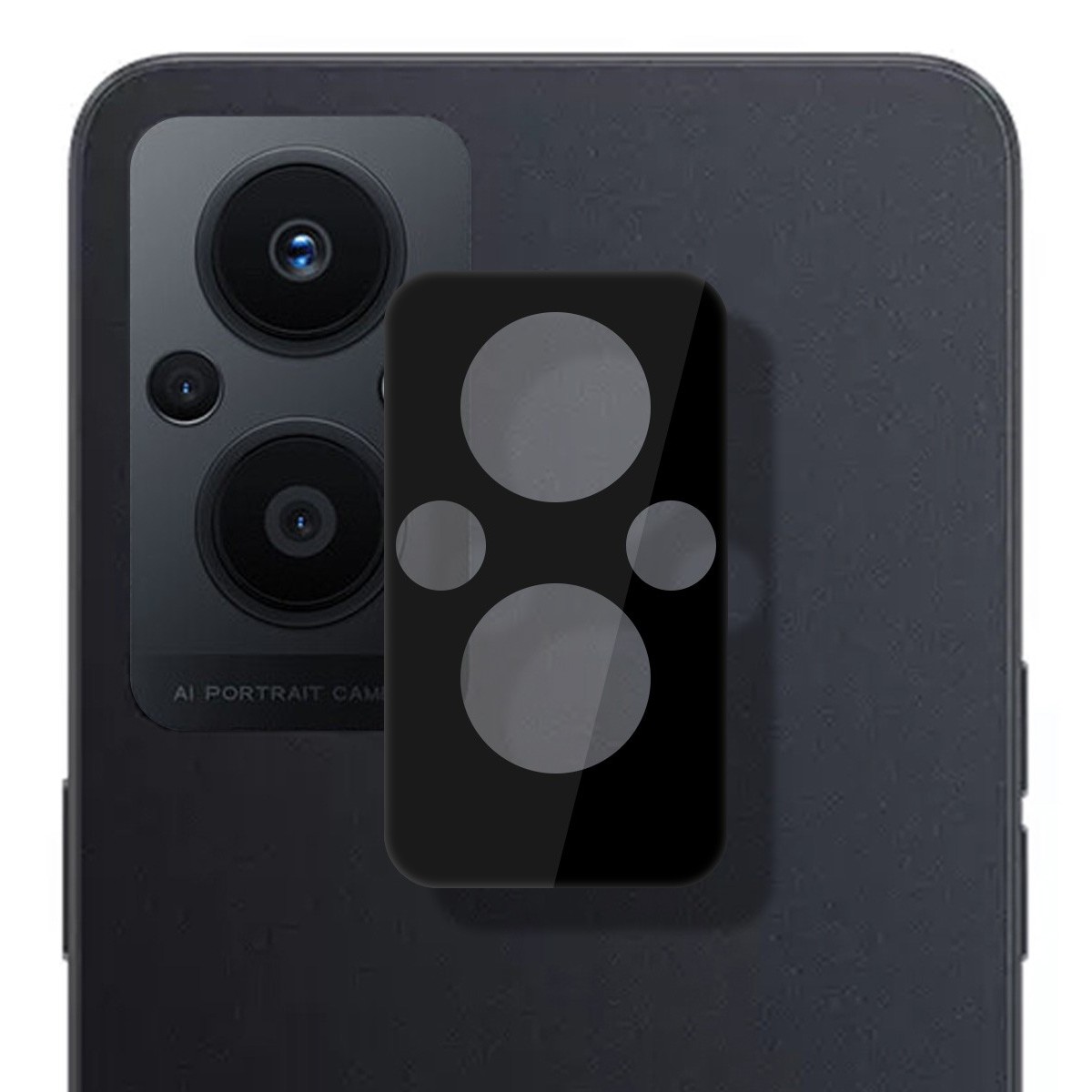 Protector Cristal Templado Cámara Trasera para Oppo Reno 8 Lite 5G Vidrio