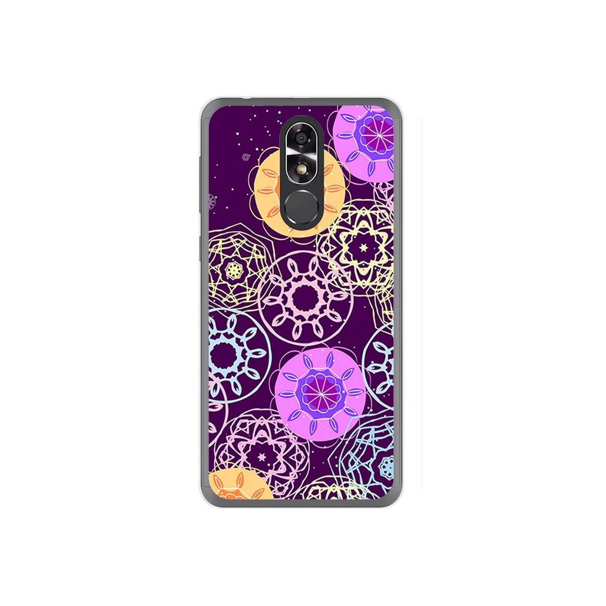 Funda Gel Tpu para Cubot R9 Diseño Radial Dibujos