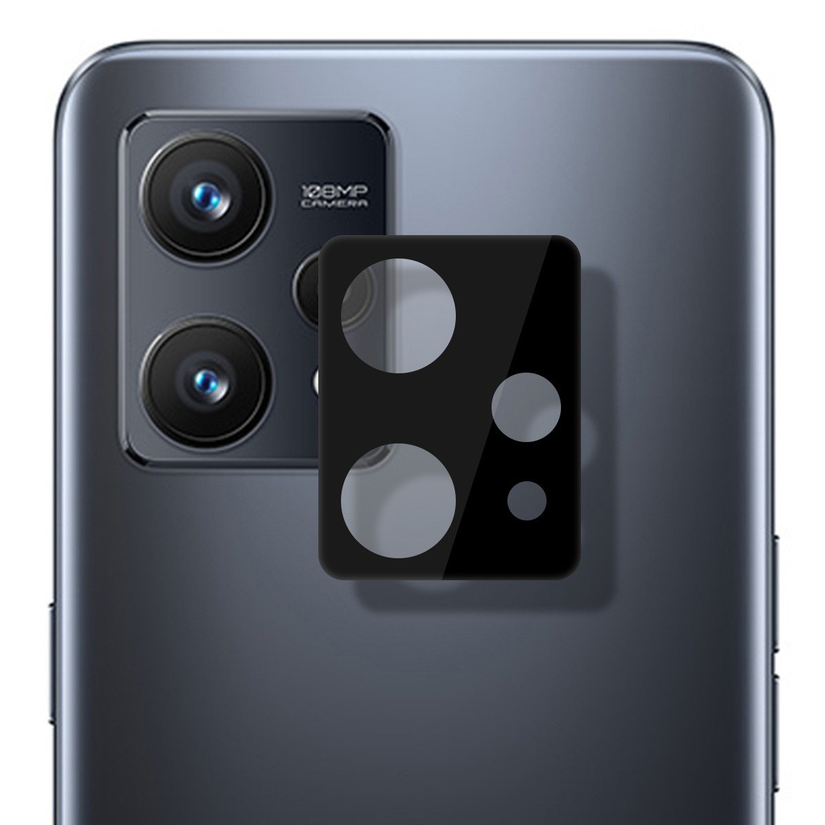 Protector Cristal Templado Cámara Trasera para Realme 9 4G Vidrio