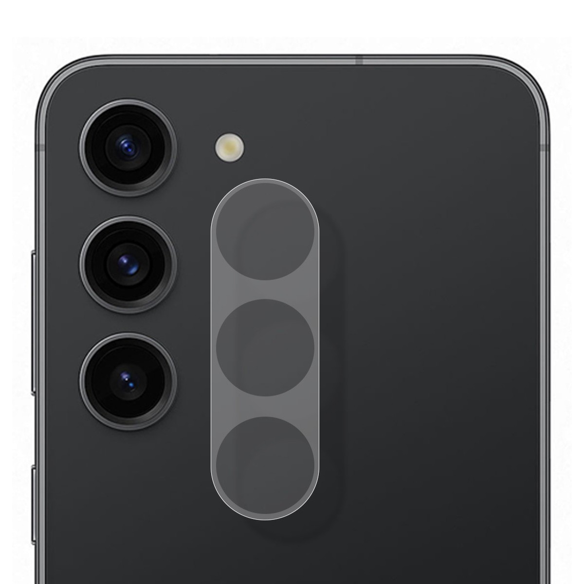 Protector Cristal Templado Cámara Trasera para Samsung Galaxy S23 / S23 Plus 5G Vidrio