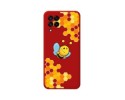 Funda Silicona Líquida Roja para Samsung Galaxy M33 5G diseño Abeja Dibujos